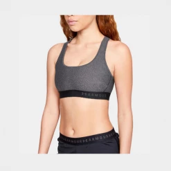 Under Armour Mid T-Back Heathered Sports Bra